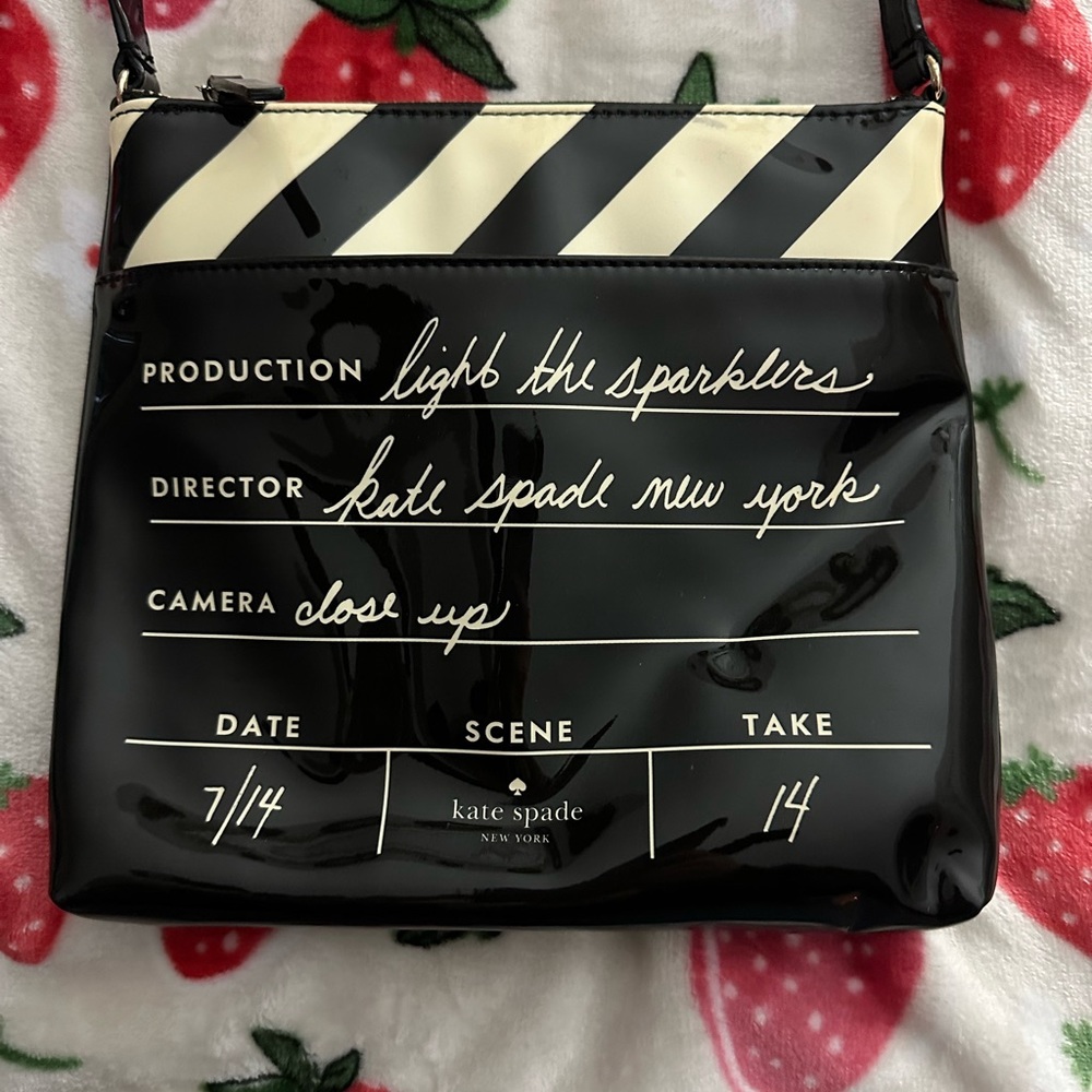 Kate Spade Movie Clapper Cinema City Light the Sparklers novelty purse